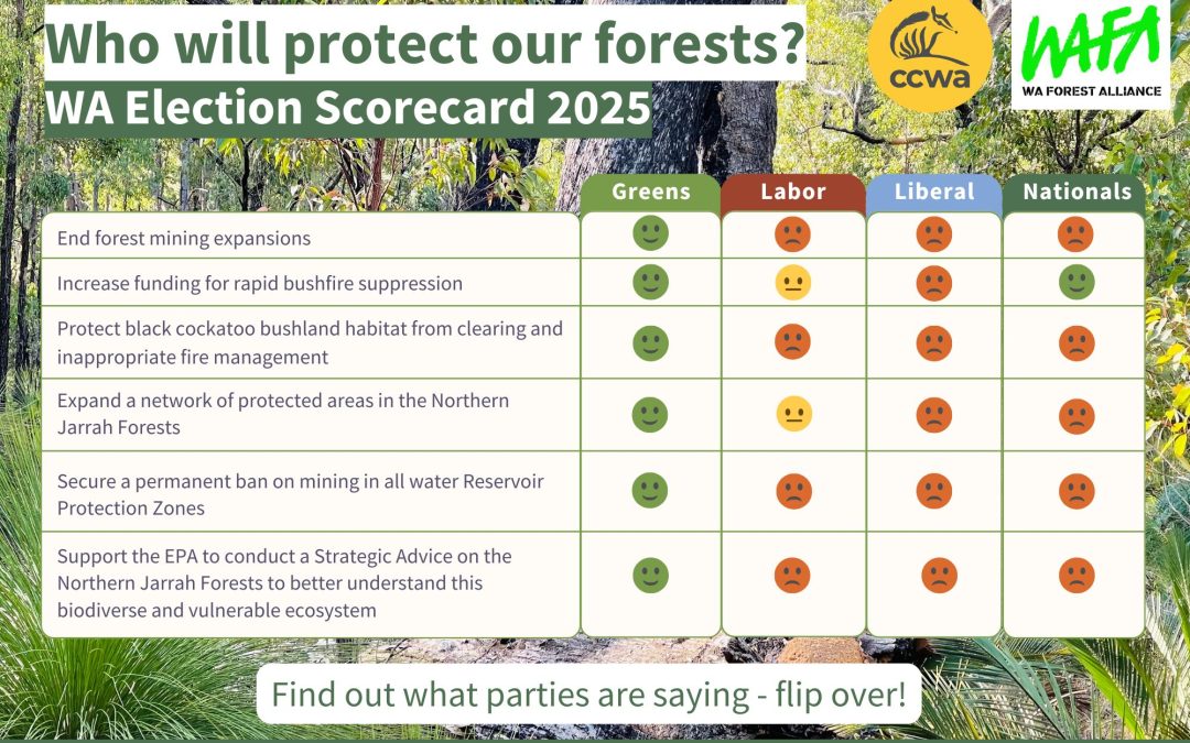 WA 2025 State Election Scorecard – forests and environment