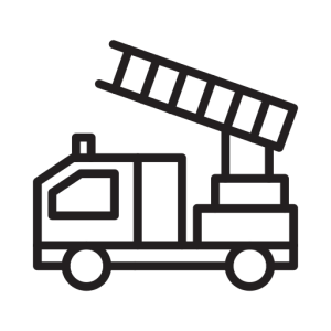 Clipart of a fire truck