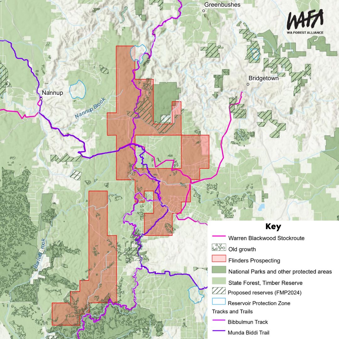 Flinders Prospecting Map