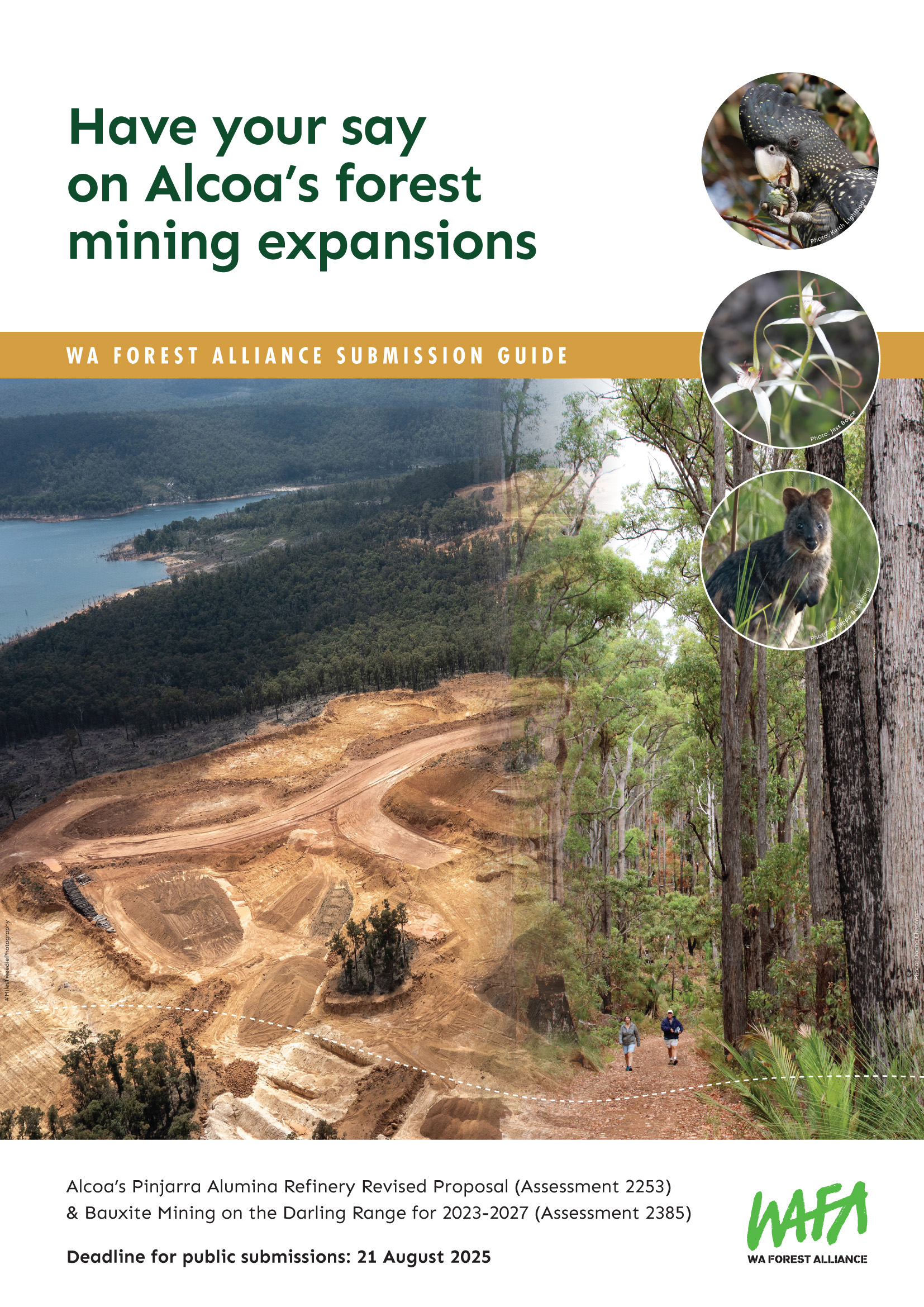 Cover of WAFA's guide to submission on Alcoa